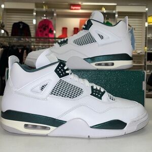 Size 14 - Air Jordan 4 Retro Oxidized Green - FQ8138-103